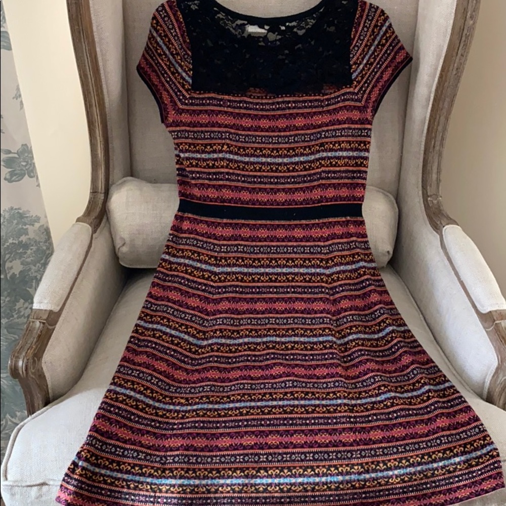 Anthropologie fit and flare sweater dress - Picture 5 of 6